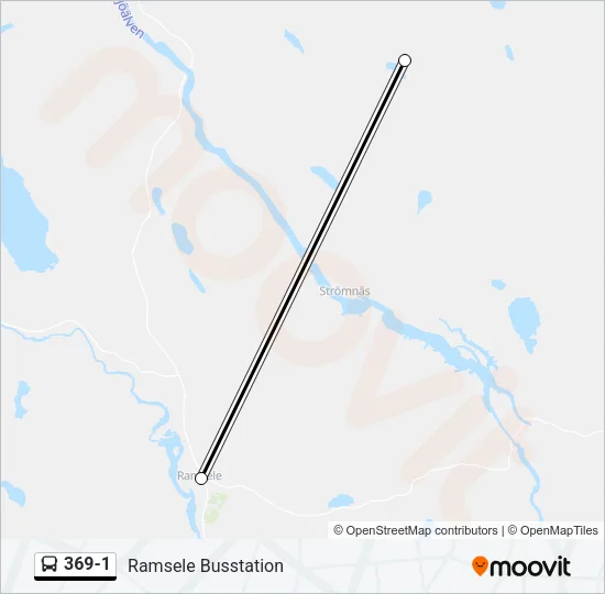 369-1 Bus Line Map