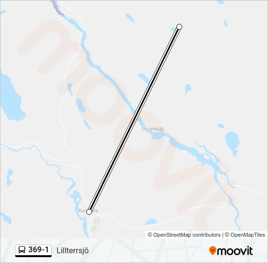 369-1 Bus Line Map