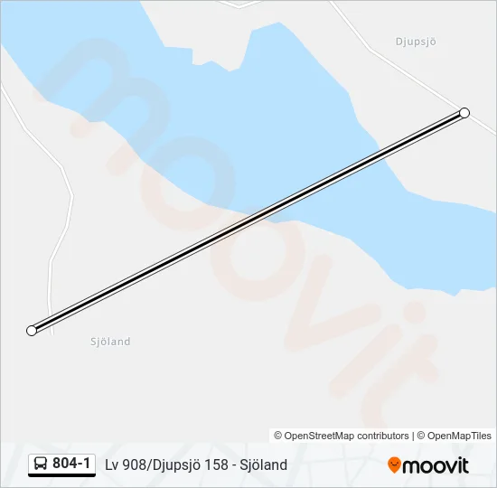 804-1 Bus Line Map