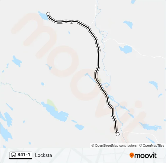 841-1 Bus Line Map