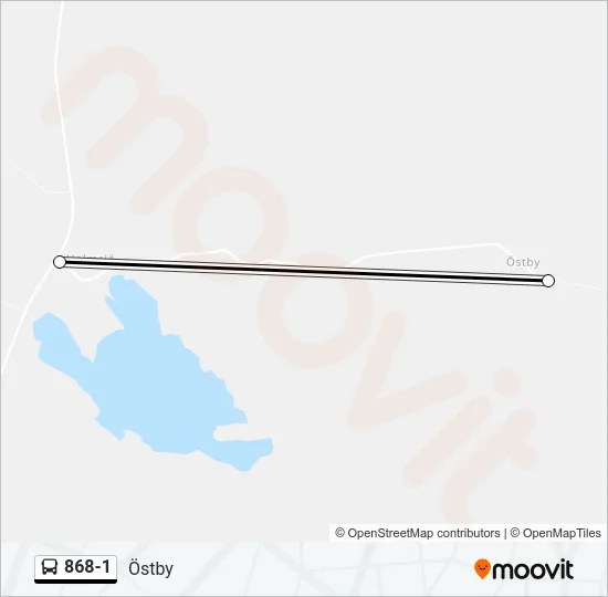 868-1 Bus Line Map