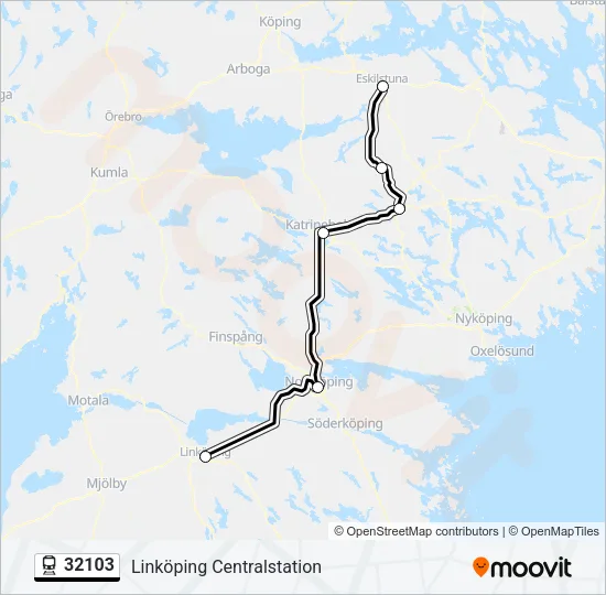 32103 Train Line Map