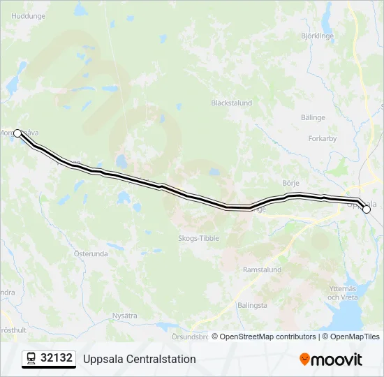 32132 Train Line Map