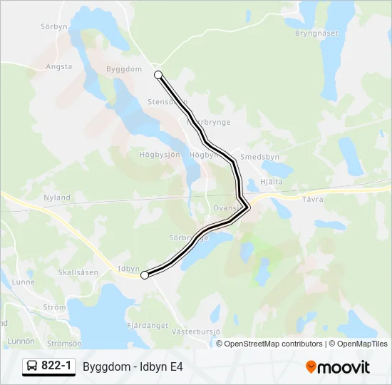 822-1  Line Map