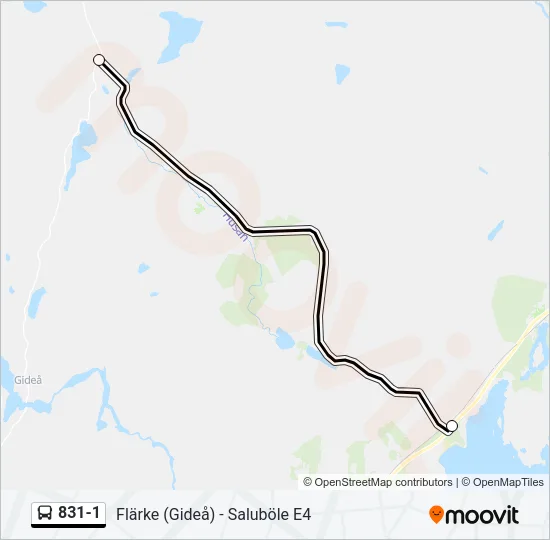 831-1  Line Map