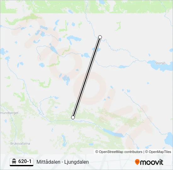 620-1 Cable Car Line Map