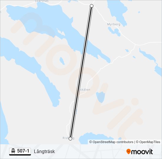 507-1 cable car Line Map