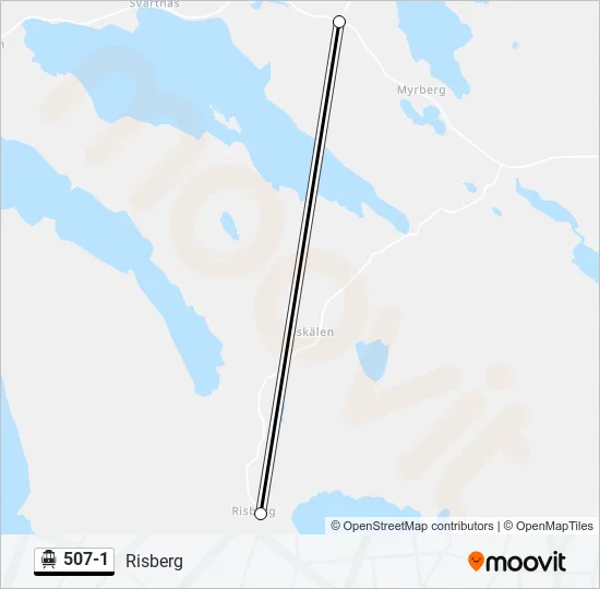 507-1 Cable Car Line Map