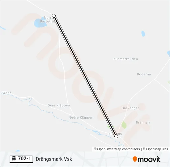 702-1 Cable Car Line Map