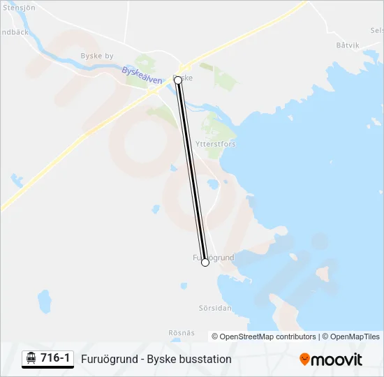 716-1 Cable Car Line Map