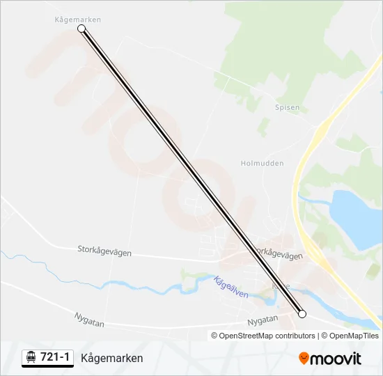 721-1 Cable Car Line Map