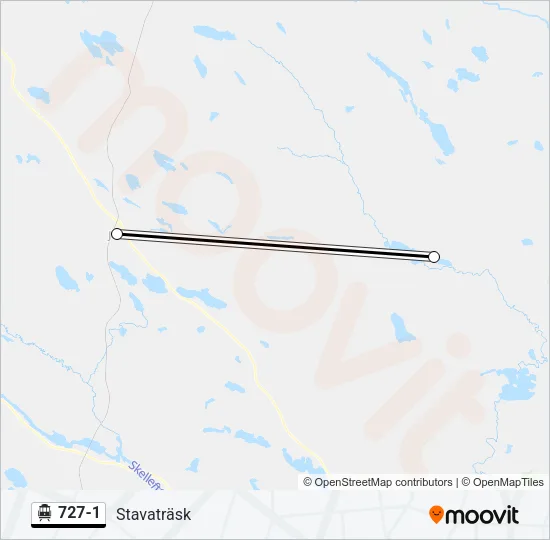 727-1 Cable Car Line Map