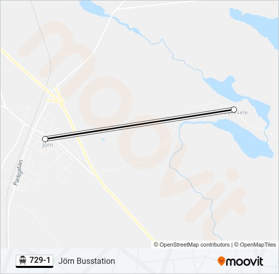 729-1 cable car Line Map