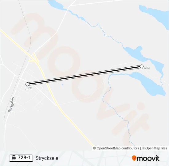 729-1 Cable Car Line Map