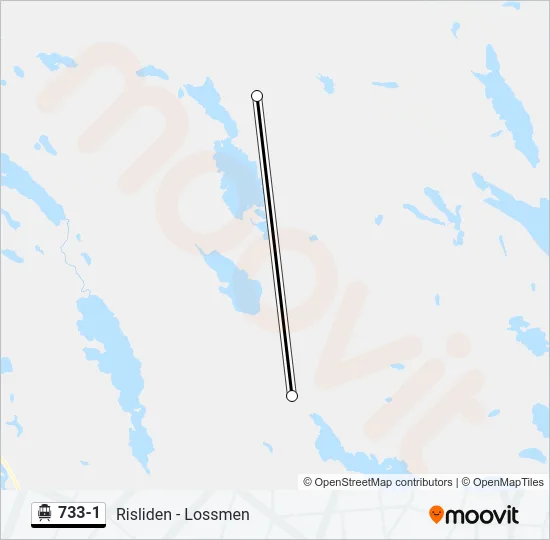 733-1 Cable Car Line Map