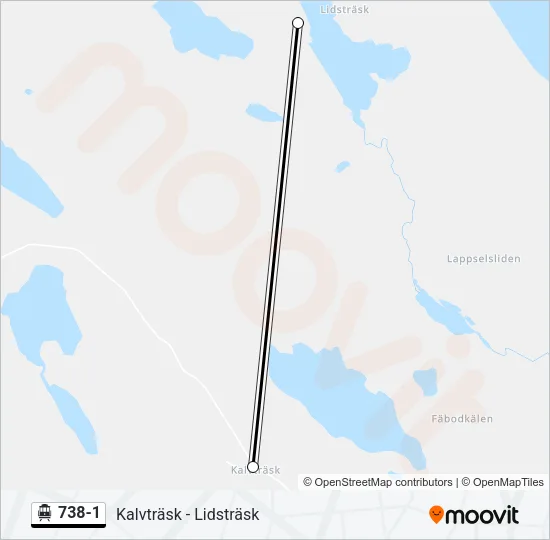 738-1 Cable Car Line Map