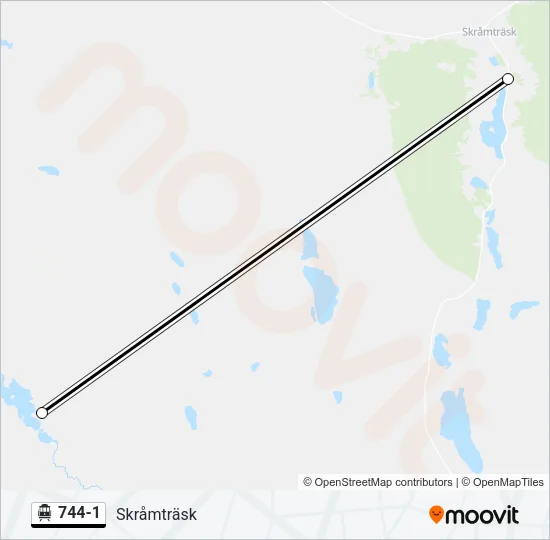 744-1 Cable Car Line Map