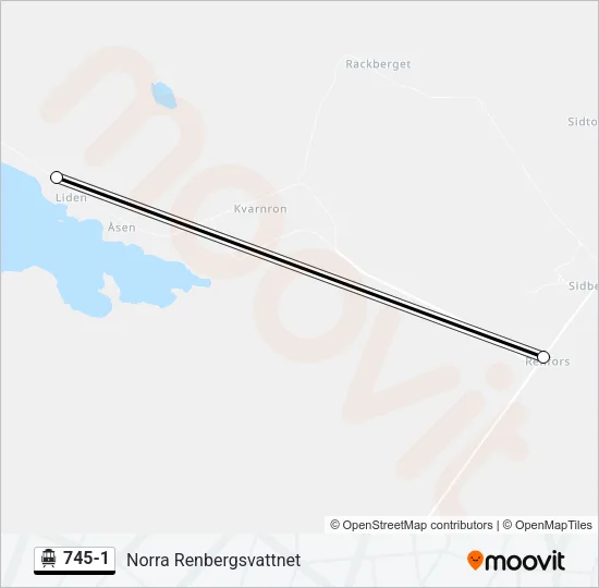 745-1 Cable Car Line Map