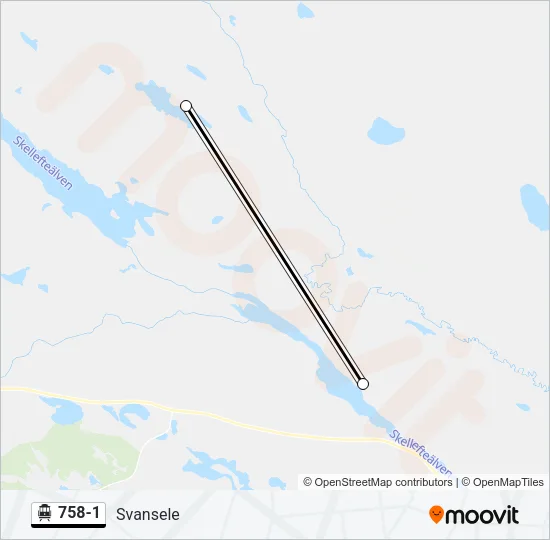 758-1 Cable Car Line Map