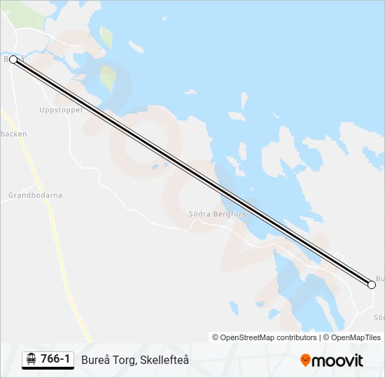766-1 Cable Car Line Map