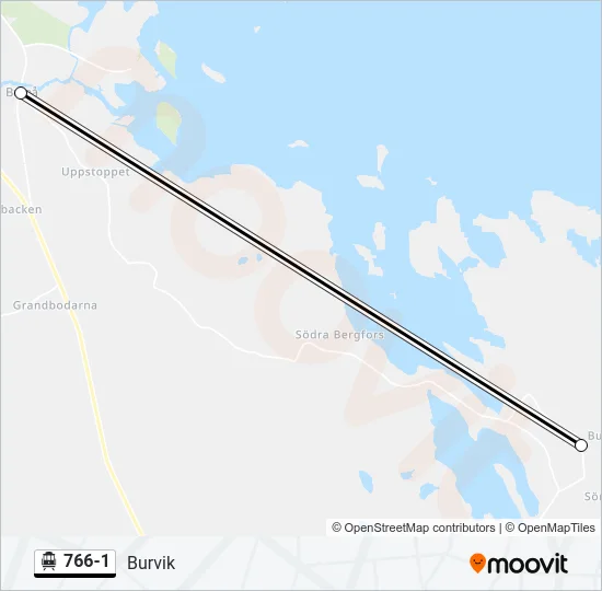 766-1 Cable Car Line Map