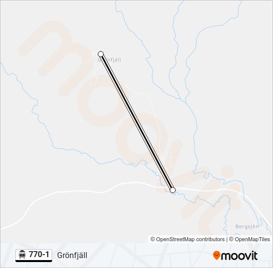 770-1 cable car Line Map