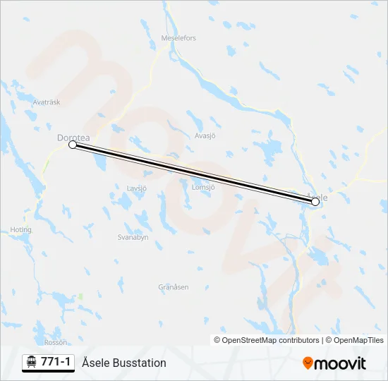 771-1 Cable Car Line Map