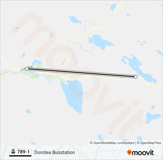 789-1 Cable Car Line Map