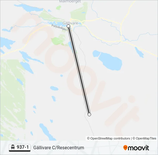 937-1 Cable Car Line Map