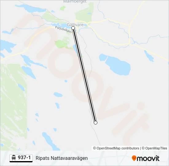 937-1 Cable Car Line Map
