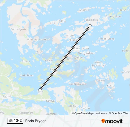 13-2 Ferry Line Map