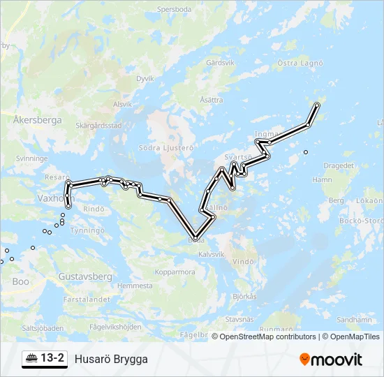 13-2 Ferry Line Map