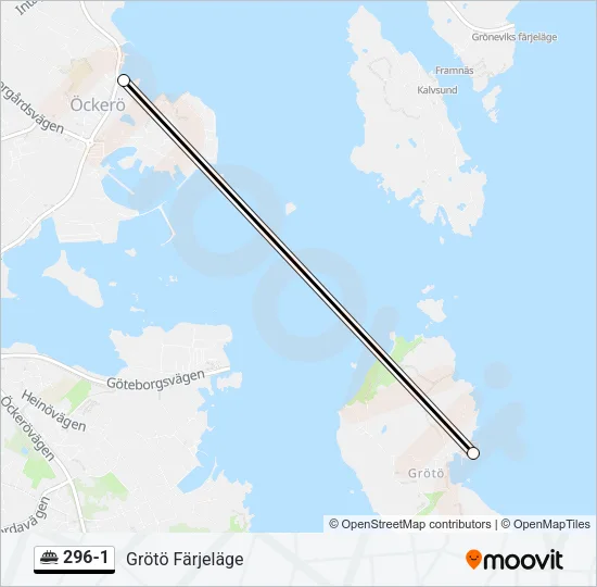 296-1 Ferry Line Map