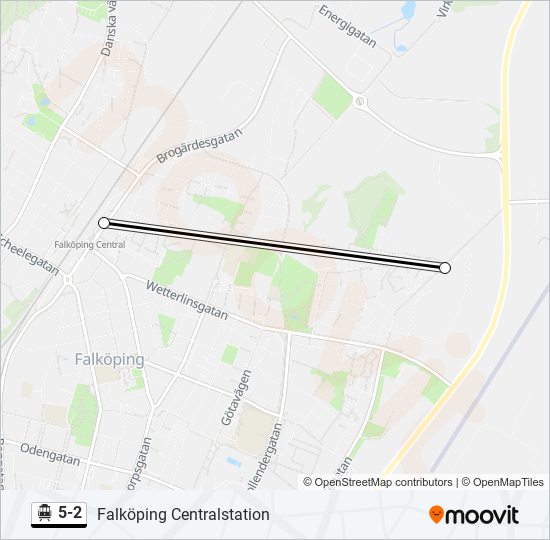 5-2 cable car Line Map