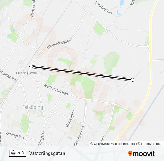 5-2 Cable Car Line Map