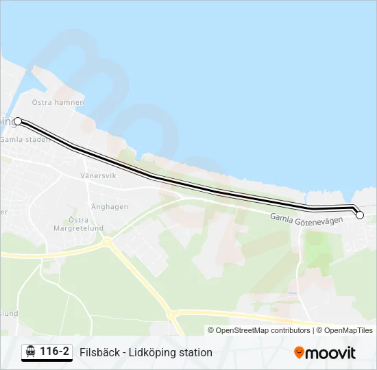 116-2 Cable Car Line Map