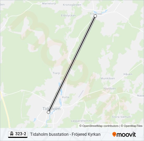 323-2 cable car Line Map