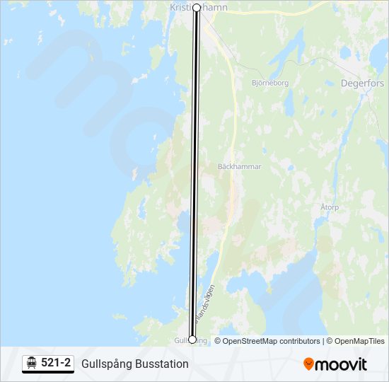 521-2 cable car Line Map