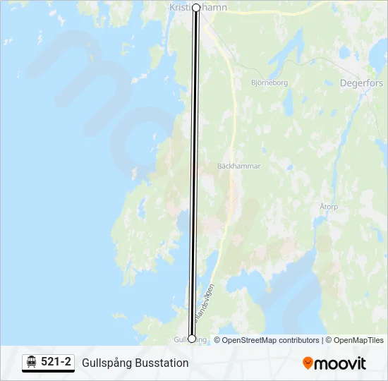 521-2 Cable Car Line Map