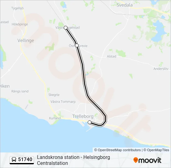 51740  Line Map