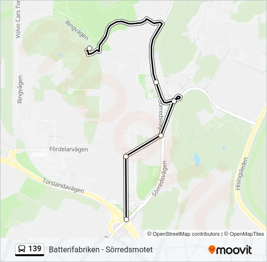 139  Line Map