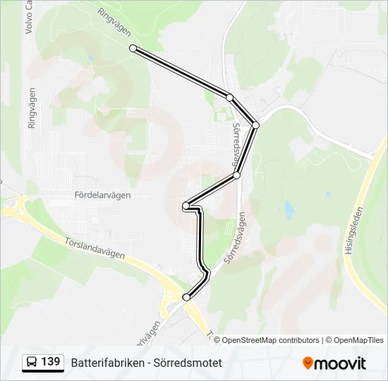 139  Line Map