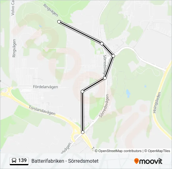 139  Line Map