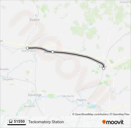 51550  Line Map