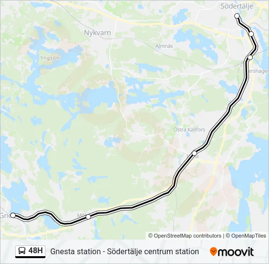 48H Bus Line Map