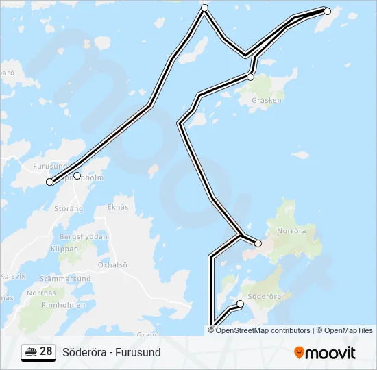 28 Ferry Line Map