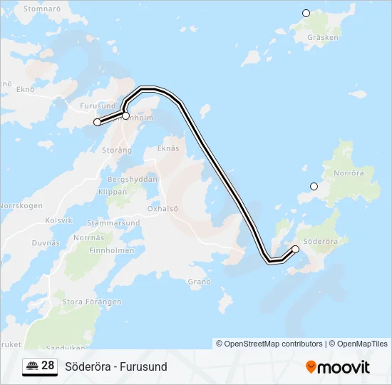 28 Ferry Line Map