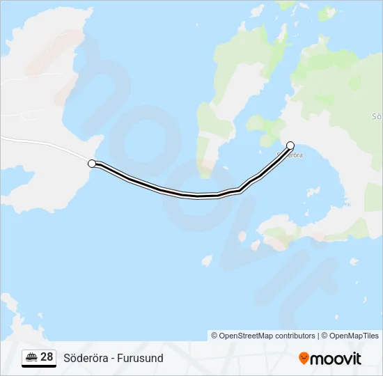 28 Ferry Line Map