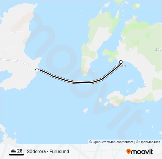 28 Ferry Line Map