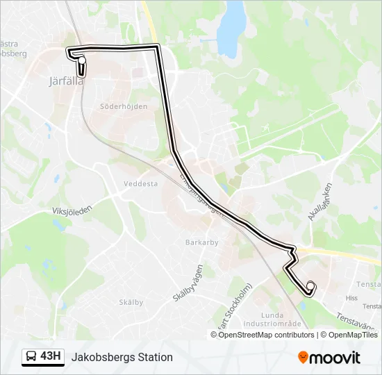43H  Line Map